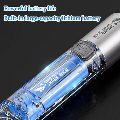 Waterproof USB Rechargeable LED Flashlight with Bicycle Stand