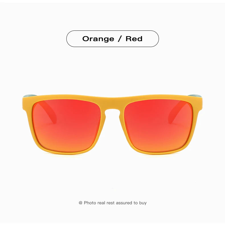 Wraparound Polarized Sport Sunglasses - UV400, TAC Lens, 63mm, Case Included, 10 Colors