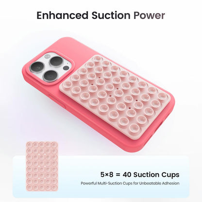 StickyGrip Silicone Suction Case Secure, Non-Slip Mount for iPhone