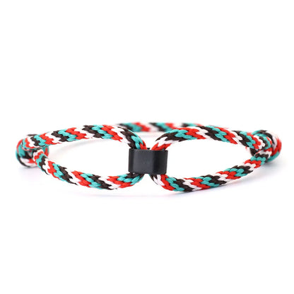 6 Colors Handmade Ethnic Rope Bracelet For Men Women Adjustable Outdoor Sports Motorcycle Accessories Homme Pulsera Cuerda Joias deideas