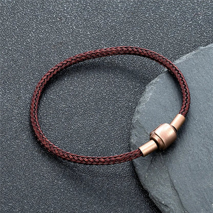 Precision Steel Cable Bracelet - Engineered Minimalist Wearable for Tech Enthusiasts