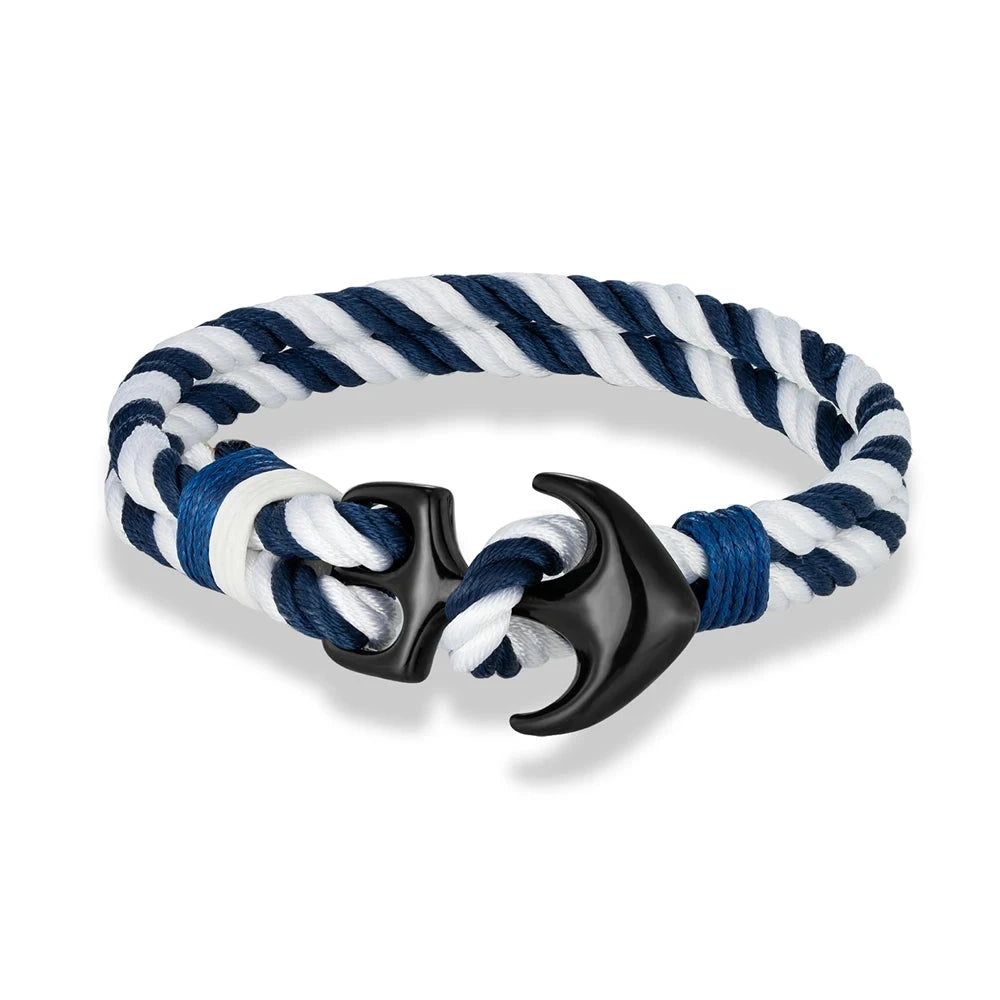 Twin Strand Anchor Bracelet  Waterproof & Sporty deideas