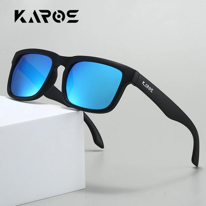 Gafas de sol cuadradas polarizadas - UV400, montura de PC, lente de espejo, 6 colores, unisex