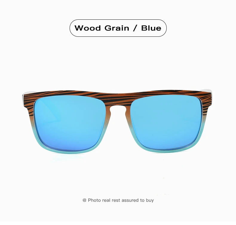 Wraparound Polarized Sport Sunglasses - UV400, TAC Lens, 63mm, Case Included, 10 Colors