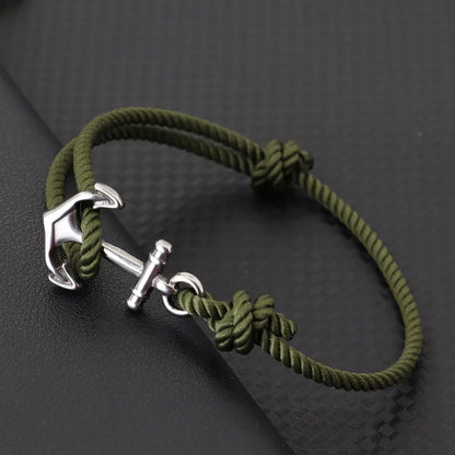 Marine Anchor Rope Bracelet – Handmade Adjustable | Beach & Surf Style