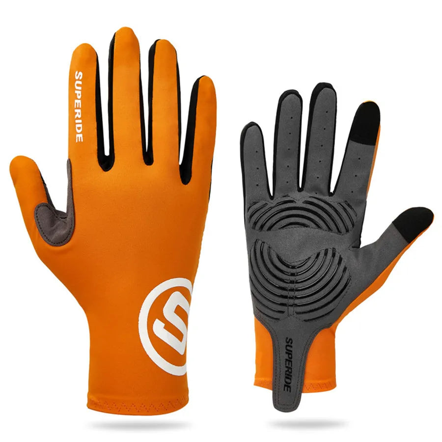 Full Finger Cycling Gloves - Padded, Breathable, Touchscreen, 6 Colors, S-XL