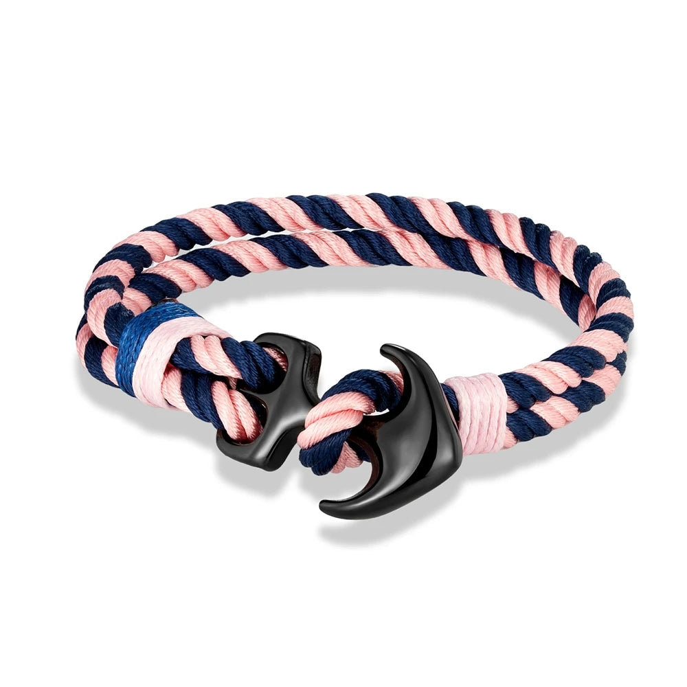 Twin Strand Anchor Bracelet  Waterproof & Sporty