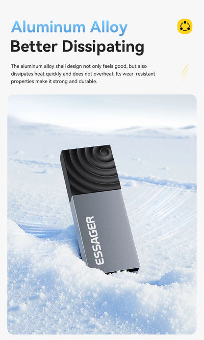 Dual-Interface Card Reader - USB-C & USB 2.0 to MicroSD/TF Adapter for Tech Professionals