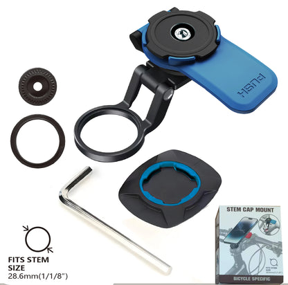 Motorcycle Phone Holder Anti-Shock Dampener Universal Handlebar Mount for iPhone & Android