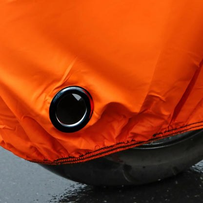 Waterproof Motorcycle Cover - 190T Silver Coated, UV & Rain Protection, Sizes M-XXXXL