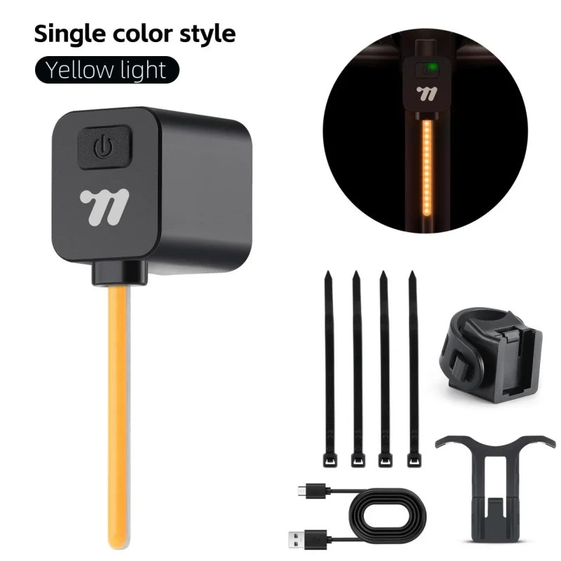 LED Rear Taillight – Rechargeable Plug & Play Bicycle Light