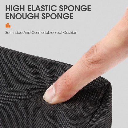 Bicycle rear seat cushion soft and comfortable, detachable and washable