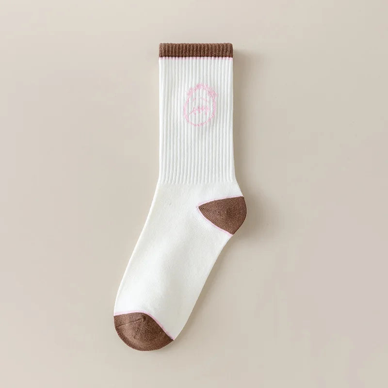 Cactus Jack White Crew Socks - Bandana Design Streetwear Cotton Blend | Men's EUR 36-43