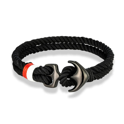 Twin Strand Anchor Bracelet  Waterproof & Sporty