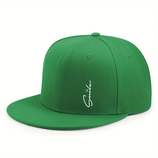 Bloom - Smiley Face Baseball Cap, Flat Brim, Unisex, 15 Colors