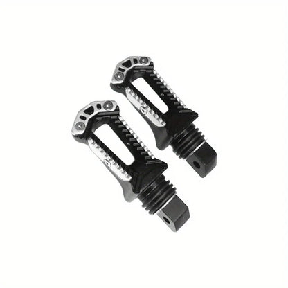 Estriberas traseras de aluminio CNC para Kawasaki KLR 650 – Estriberas universales para motocicleta