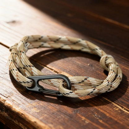 Military Paracord Bracelet for Men – Tactical Rope Wristband, 5 Colors
