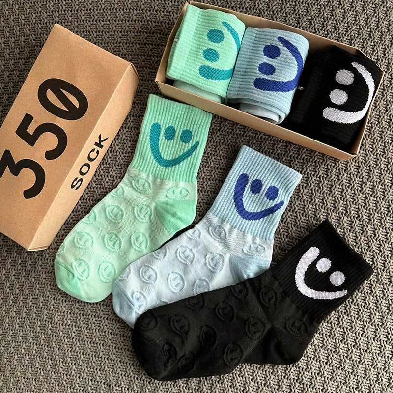 Cute Socks 3-Pair Gift Box Set – Korean Style | Unisex