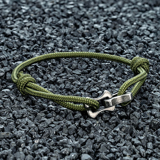 Stainless Steel Rope Bracelet - Keel Chain, Adjustable, 10 Colors, Unisex