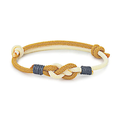 Lucky Knot Rope Bracelet - Adjustable, Unisex