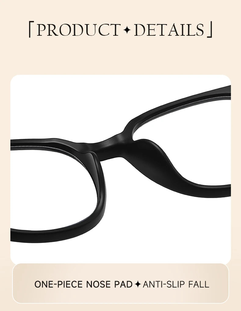 Photochromic Large Frame Sunglasses - UV400 Fashion Eyewear for Office & Outdoor