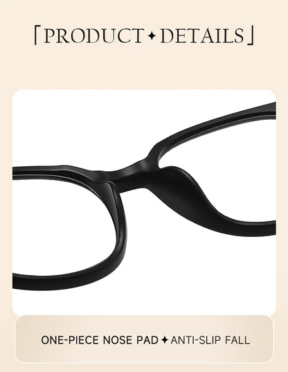 Photochromic Large Frame Sunglasses - UV400 Fashion Eyewear for Office & Outdoor