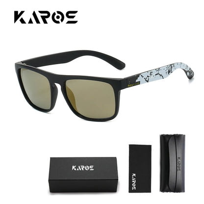 Wraparound Polarized Sport Sunglasses - UV400, TAC Lens, 63mm, Case Included, 10 Colors