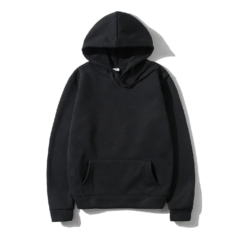 UrbanWave Graphic Pullover Hoodie – Unisex Streetwear, Kangaroo Pocket, 10 Colors