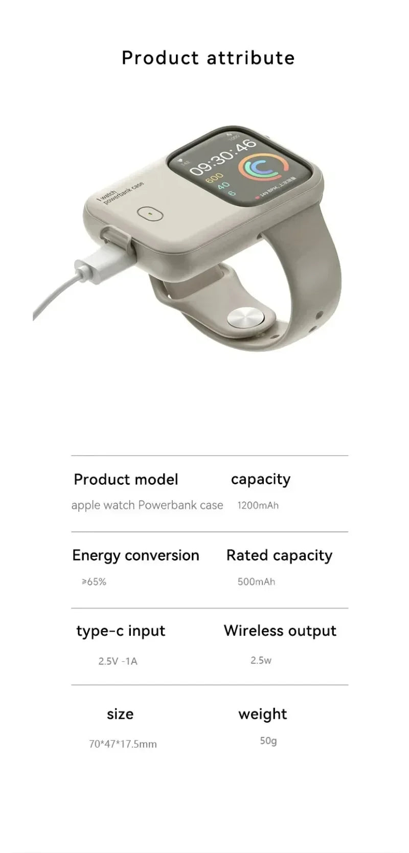 Charge - Wearable Apple Watch Charger