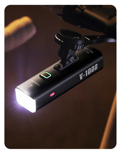 Luz de bicicleta recargable - Hasta 1500 lúmenes, IPX6, 4800mAh, USB, 6 modelos