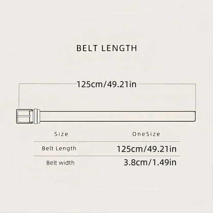 Cinturón Táctico de Lona - Hebilla Automática, 3.8cm, 125cm, 6 Colores, Unisex