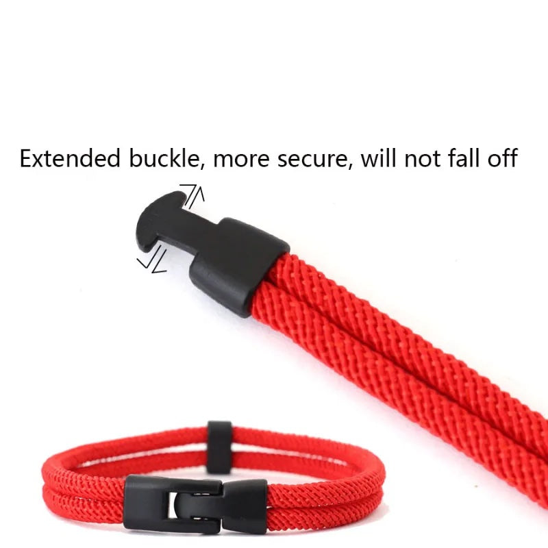 Dual Weave Bracelet Represents the double layer intertwined with style and resistance