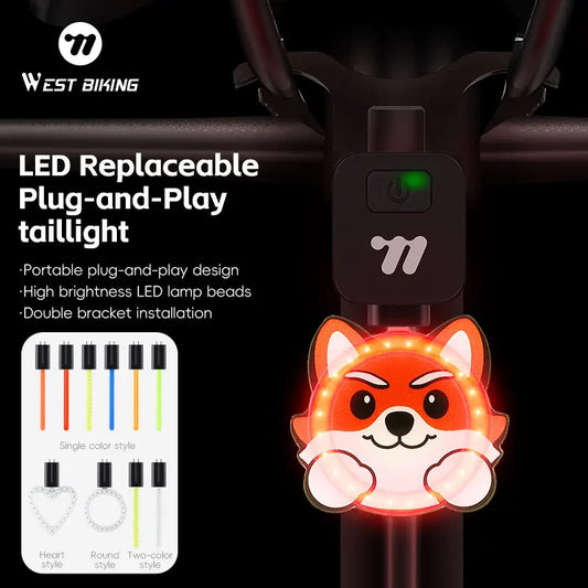 DIY LED Taillight – Replaceable Light Bar, Type-C Rechargeable