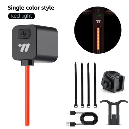 LED Rear Taillight – Rechargeable Plug & Play Bicycle Light