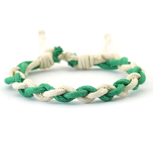 Awaken Handmade Braided Meditation Bracelet, Adjustable, Unisex