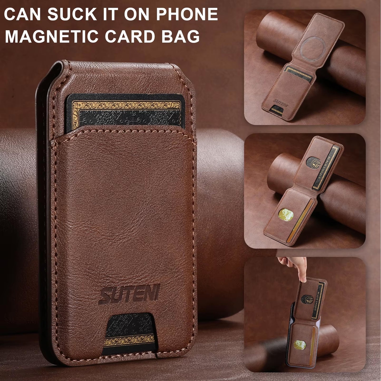 MagWallet Pro Magnetic Leather Wallet for iPhone 17 16 Pro Max, 15, 14, 13, 12 and 11