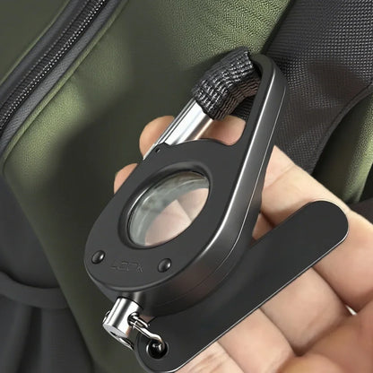 For AirTag Hardness Holder with Carabiner Anti-Scratch Shell Anti-Lost  Locator Case Keychain Ring for Apple Airtags Accessories deideas