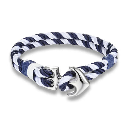 Twin Strand Anchor Bracelet  Waterproof & Sporty