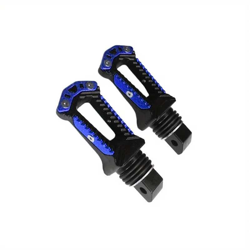 Estriberas traseras de aluminio CNC para Kawasaki KLR 650 – Estriberas universales para motocicleta