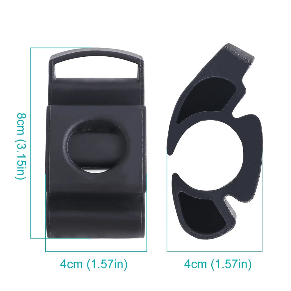 Soporte de silicona para reloj de bicicleta - Soporte universal para manillar, 22-35mm, compatible con smartwatch