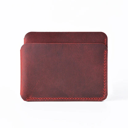 VaultSlim — Genuine Leather Card Holder with RFID Shield