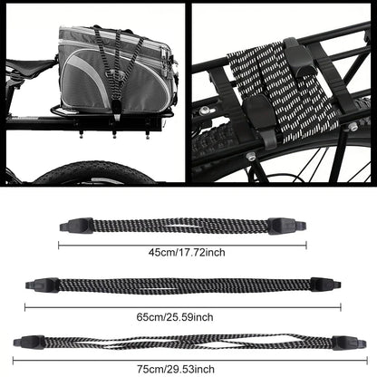Elastic Bungee Strap with Hooks  Bike Cargo & Luggage Holder