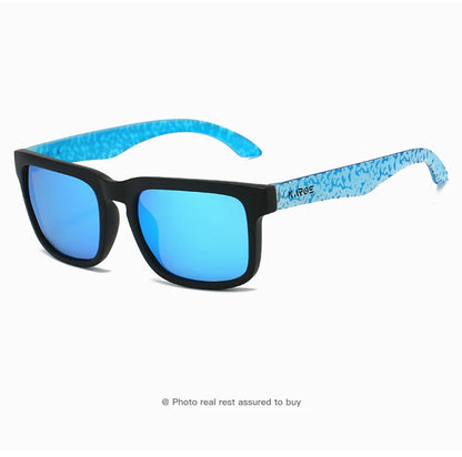 Gafas de sol deportivas envolventes - Polarizadas UV400, lente TAC, 63,5mm, 6 colores