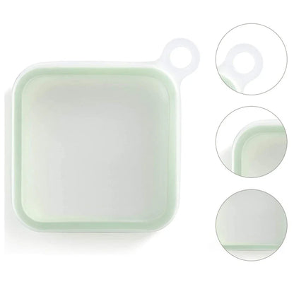 Portable Silicone Lunch Box  Sandwich & Snack Container