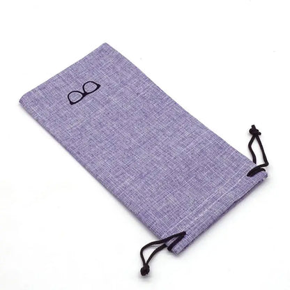 Bolsa de lino con cordón 18x9cm - Joyería y Embalaje de Regalo, 7 Colores