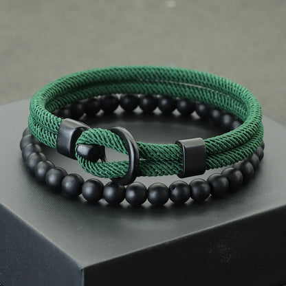Bracelets Onyx Minimal A simple but powerful set, with the elegance of onyx
