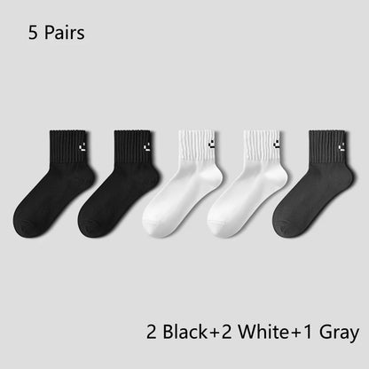 Breathable Cushioned Crew Socks Men’s Athletic & Cycling Performance Socks