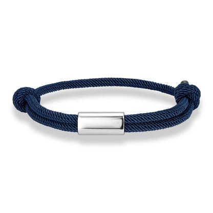 Pulsera de cuerda personalizada – Grabado de nombre personalizado | Náutica Boho Unisex