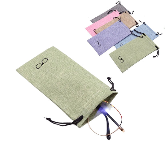 Linen Drawstring Pouch 18x9cm - Jewelry & Gift Packaging, 7 Colors