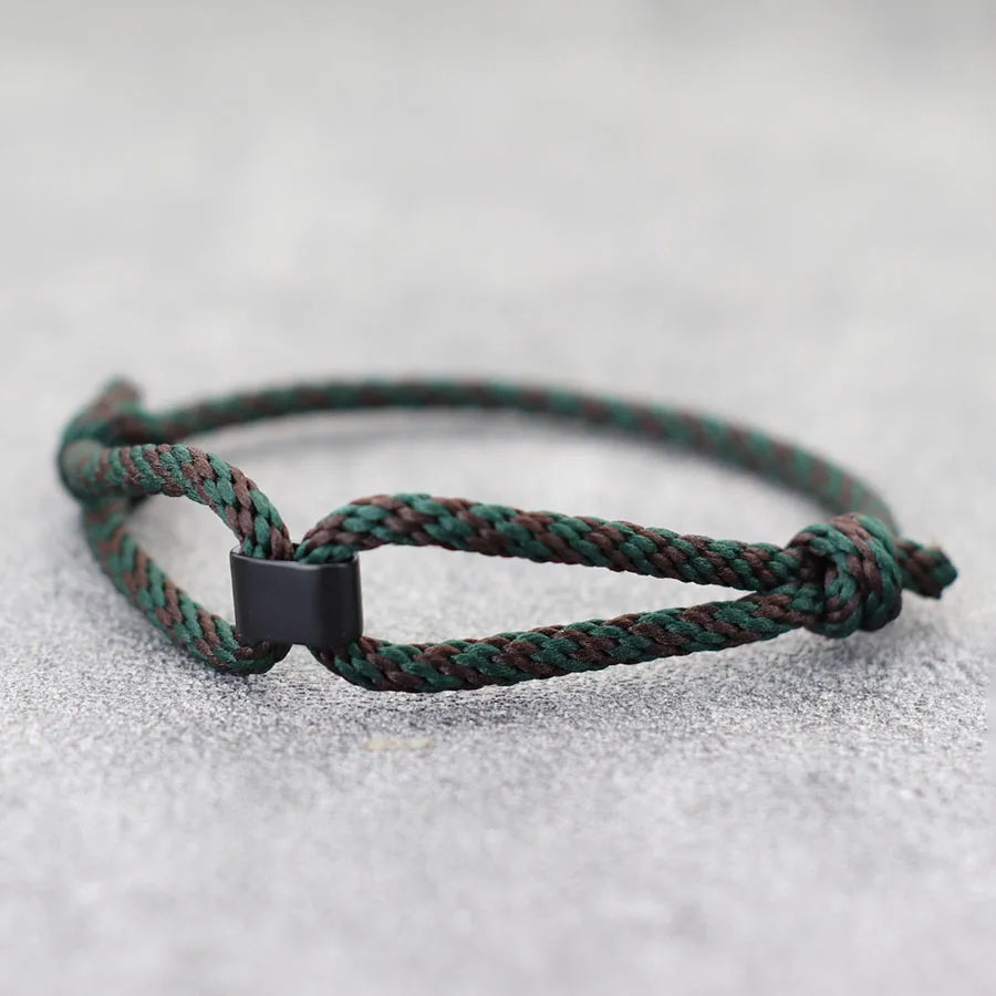 6 Colors Handmade Ethnic Rope Bracelet For Men Women Adjustable Outdoor Sports Motorcycle Accessories Homme Pulsera Cuerda Joias deideas